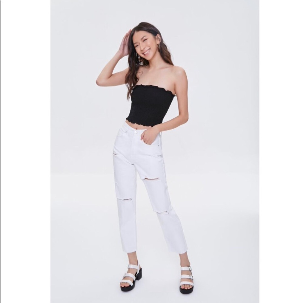 Forever 21 Distressed Mom Jeans 24